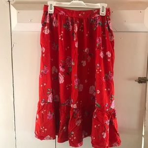 Floral skirt